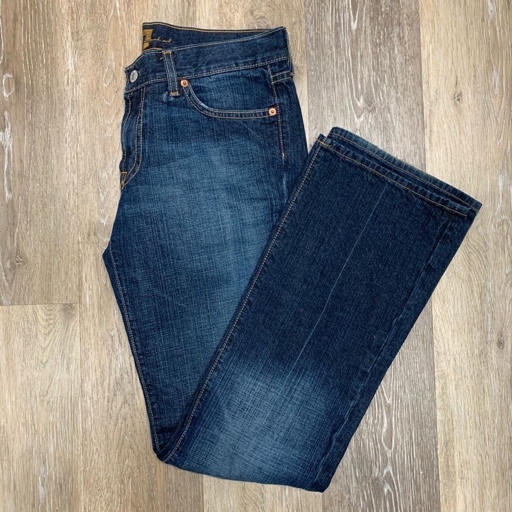 7 FOR ALL MANKIND Factory Faded Bootcut Jeans
